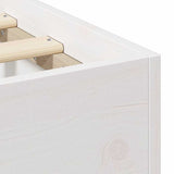 Bed Frame White 150 x 200 cm 873026
