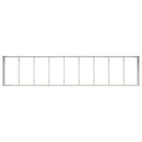 Planter 360x80x40 cm Stainless Steel 860770