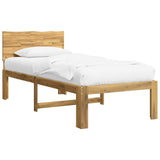 Single Bed Frame with Headboard ROSTOCK White 75 x 190 cm 903397