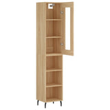 Highboard Sonoma Oak 34,5x34x180 cm Engineered Wood 3199380