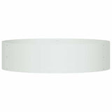 Planter Ring White 80 x 80 x 20 cm Cold-rolled Steel 873622