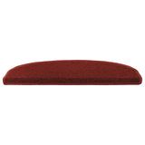 Self-adhesive Stair Mats 15 pcs Bordeaux Red 80 x 24.5 x 3.5 cm 42038649