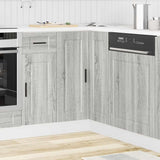 Kitchen Corner Base Cabinet Porto Grey Sonoma Engineered Wood 853993