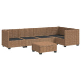 6 pcs Rattan Lounge Set with Cushions GENDT Natural Rattan 3429854