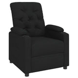 Recliner Chair Black Fabric 352413