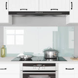 Kitchen Backsplash 2 pcs White 70 x 60 cm Tempered Glass 3415520
