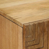 Sideboard Brown 60x33x75 cm Solid Wood Mango 4017722