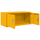 Storage Cabinet Mustard Yellow 90 x 40 x 40 cm Steel 891631