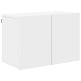 5 Piece TV Wall Units White Engineered Wood 3216464
