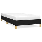 Bed Frame without Mattress Black 90x190 cm Single Single Fabric 349832