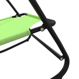 Sun Lounger Set of 2 Green Powder-coated steel, Textilene 318143
