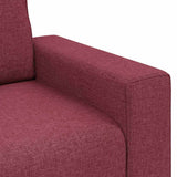 Sofa Wine Red 100 x 77 x 82 cm Fabric 4105210