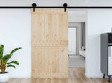 Door NARVIK Natural 90 x 210 cm Solid Pine Wood 42047085