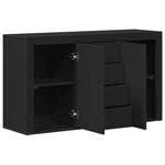 Sideboard with Drawer Black 120 x 36 x 69 cm Engineered wood 3333857