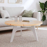 Table Top Round 90x3 cm Solid Wood Pine 833673