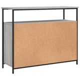 Sideboard Grey Sonoma 100x35x80 cm Engineered Wood 835507