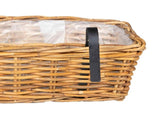 Hanging Planter Basket GENDT 2 pcs Natural Brown Kubu Rattan 42020968