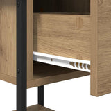 Bedside Table with Drawer 2 pcs Artisan Oak 34 x 35.5 x 45 cm 881803