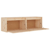 Wall Cabinets 2 pcs 60x30x35 cm Solid Pinewood 813446