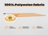Retractable Awning Yellow and Orange 450 x 350 cm 3331090