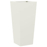 ZNTS Garden Planter White 35x35x75 cm Steel 851082