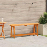 Outdoor Bench Brown 119 x 37 x 47 cm Solid Pine Wood 4012192