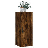 Wall Mounted Cabinet Smoked Oak 34.5x34x90 cm 828881