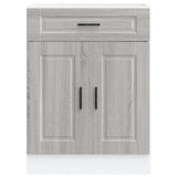 Kitchen Base Cabinet Porto Grey Sonoma Engineered Wood 853973