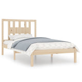 3104053 Bed Frame without Mattress Solid Wood 100x200 cm