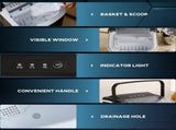 Ice Maker Machine Counter Top, 12Kg in 24 Hrs, 9 Cubes Ready in 6-12Mins, Portable Ice Cube Maker T3398P343018