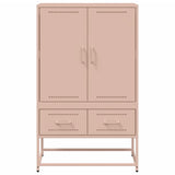 Highboard Pink 68x39x111.5 cm Steel 846609