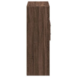Highboard Brown Oak 80x42.5x124 cm Engineered Wood 3281391