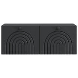 Wall-Mounted TV Cabinet Black 78.5 x 31 x 30 cm Engineered Wood 898206