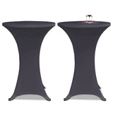 Stretch Table Cover 4 pcs 80 cm Anthracite 279086