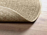 Rug ZIZUR Beige 120 cm Jute Look Indoor and Outdoor 4010415