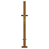 Garden Gate 100x75 cm Corten Steel Grass Design 153226