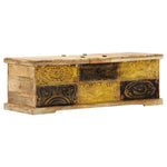ZNTS Coffee Table 100x50x35 cm Solid Mango Wood 247881