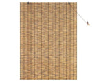 Roller Blind Brown 120 x 220 cm Reed 42034661