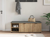 Hall Bench Artisan Oak 100 x 38 x 46 cm 891519