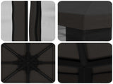 Garden Gazebo with Sidewalls 3 x 3 m Anthracite 900363