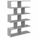 Wall Shelf Grey Sonoma 70 x 20 x 100 cm Engineered Wood 8012153