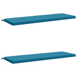 2-Piece Bench Cushions SOEST 2 pcs 100% Polyester Light Blue 949413