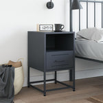 ZNTS Bedside Cabinet Anthracite 36x39x60.5 cm Steel 846558