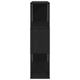 TV Cabinet Set Black Oak 100 x 24 x 94 cm Engineered Wood 862696