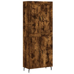 Highboard Smoked Oak 69.5x34x180 cm Engineered Wood 3199574