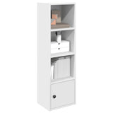 Bookcase White 31x24x102 cm Engineered Wood 860337