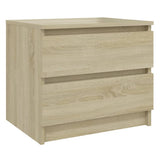 Bed Cabinet Sonoma Oak 50x39x43.5 cm Engineered Wood 806199