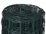 Fence Panels PVC-coated iron Green 140579