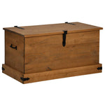 ZNTS Storage Chest HALDEN 91x48x47 cm Solid Wood Pine 4018401