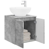 Wall-Mounted Sink Vanity Concrete Grey 49.5 x 44.5 x 65 cm 890445